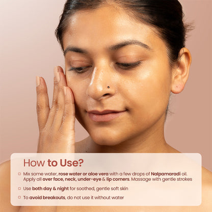 Nat Habit Taila-Paka Nalpamardi Skin Brightening Treatment Face Oil, Tailam For Dry & Allergic Skin