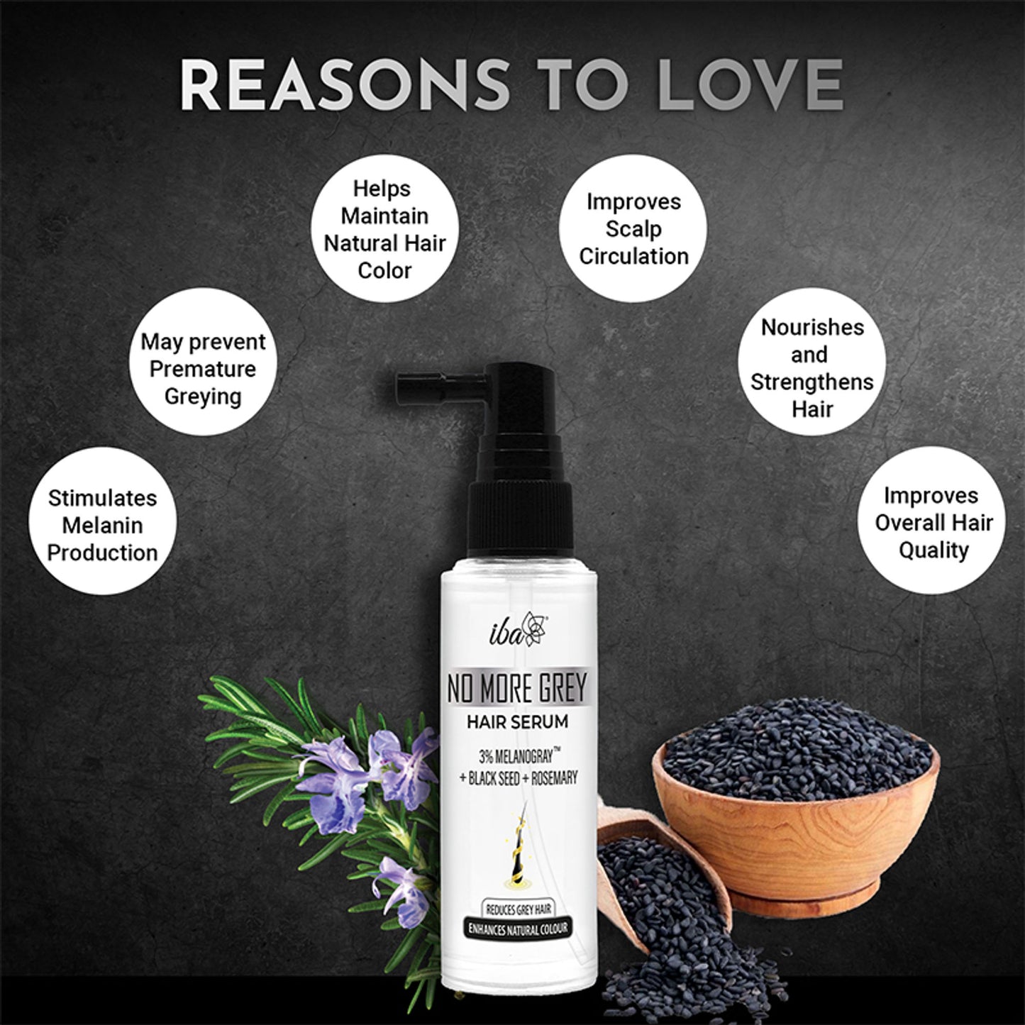 IBA No More Grey Hair Serum