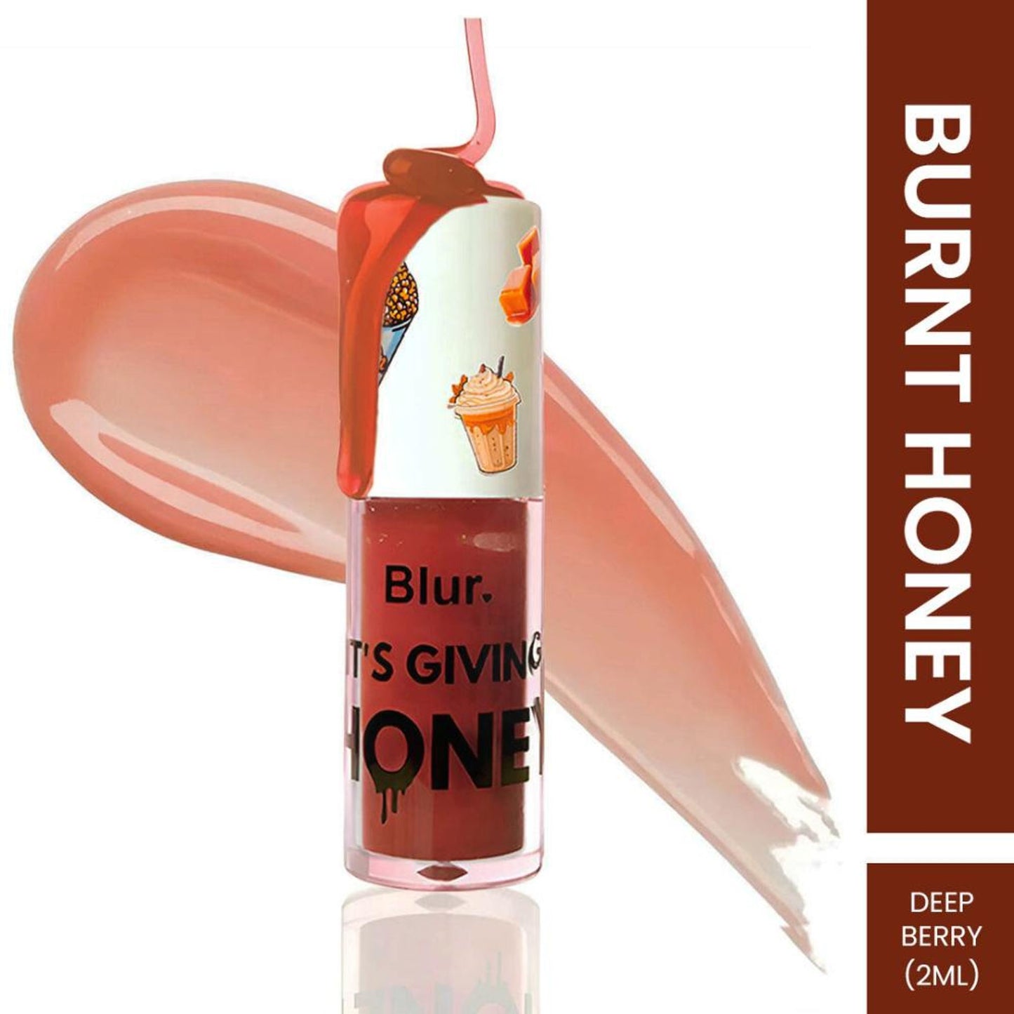 BLUR India It's Giving Honey Lip Oil - Burnt Honey