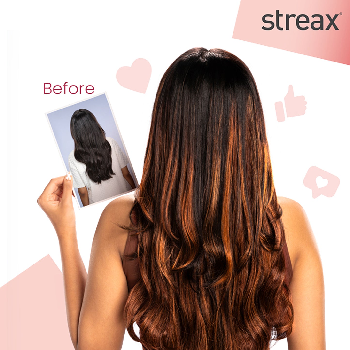 Streax Hair Colour Highlighting Kit - DIY Application, Enriched With Walnut & Argan Oil, Latte Brown - Soft Blonde