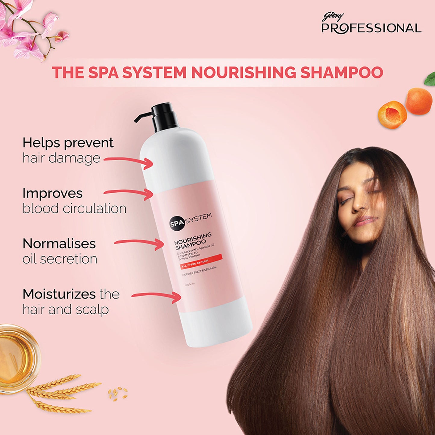 Godrej Professional Spa System Nourishing Shampoo