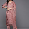 Dhiyona VA Women'sEmbroidered Straight Kurta & Trousers With Dupatta