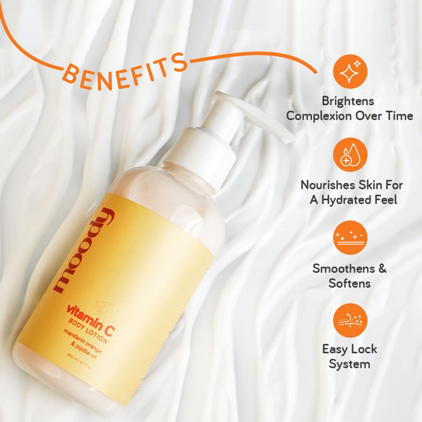 Moody Vitamin C Body Lotion Mandarin Orange & Jojoba Oil