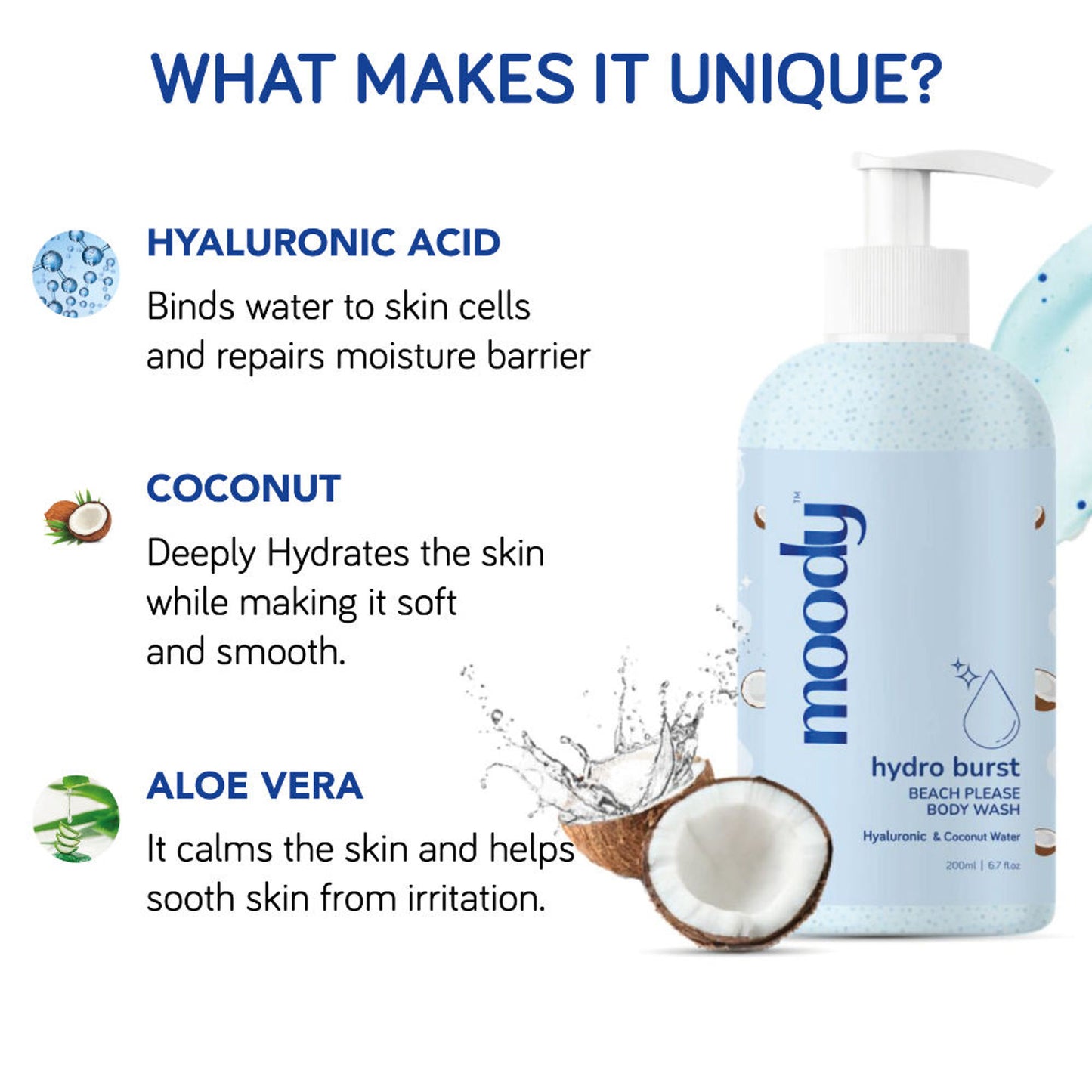 Moody Hydro Burst Beach Please Body wash