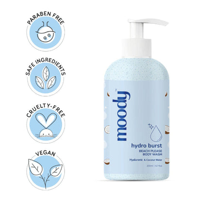 Moody Hydro Burst Beach Please Body wash