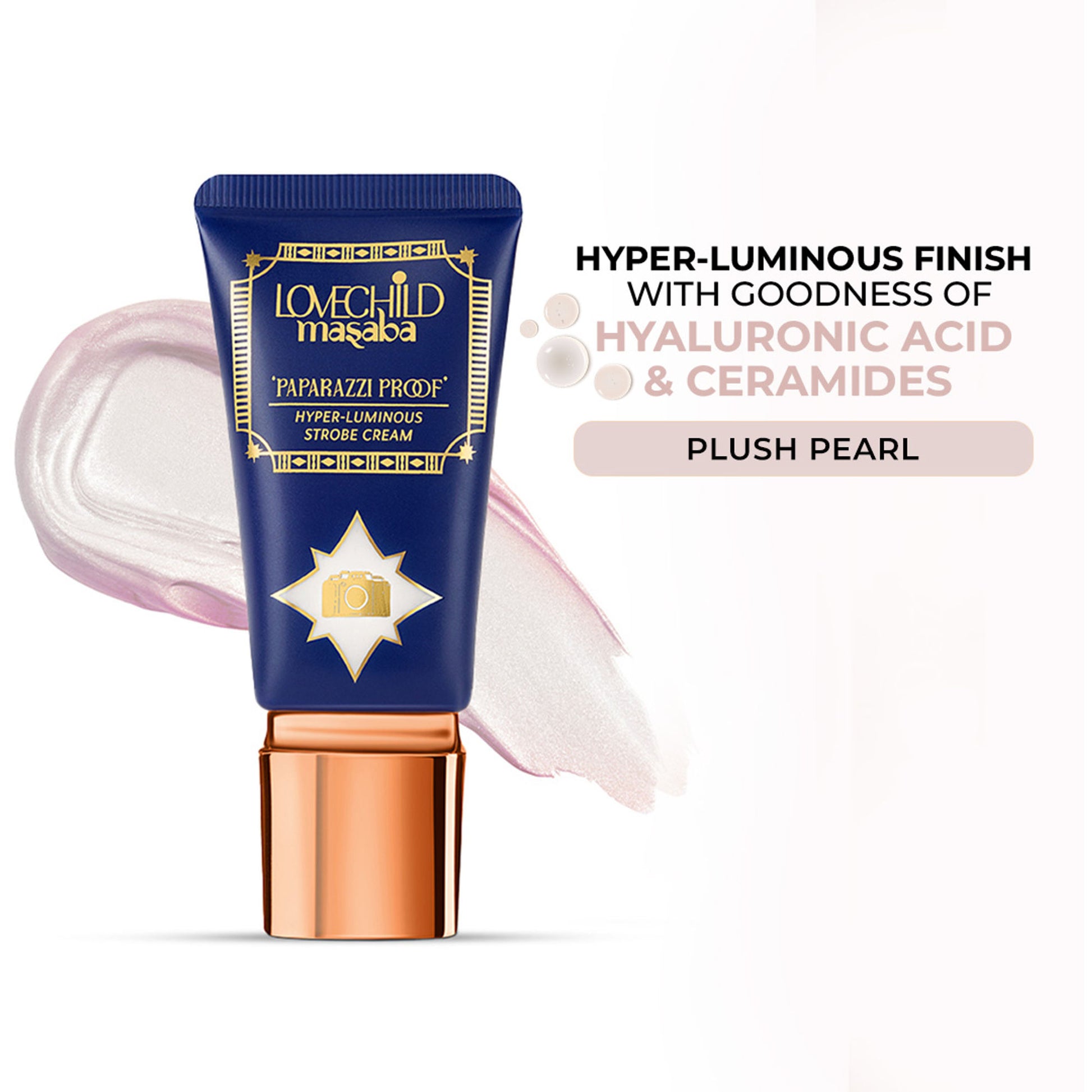 LoveChild Masaba Paparazzi Proof Hyper-Luminous Strobe Cream - Plush Pearl
