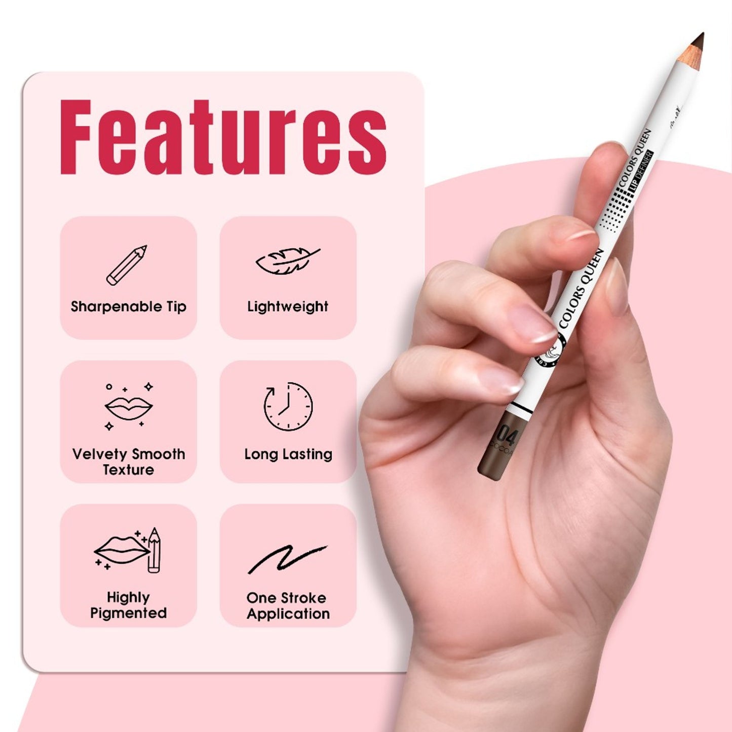 Colors Queen Color Stay Matte Lipstick With Lip Liner - Set 2