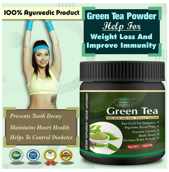 Sabates Green Tea Powder