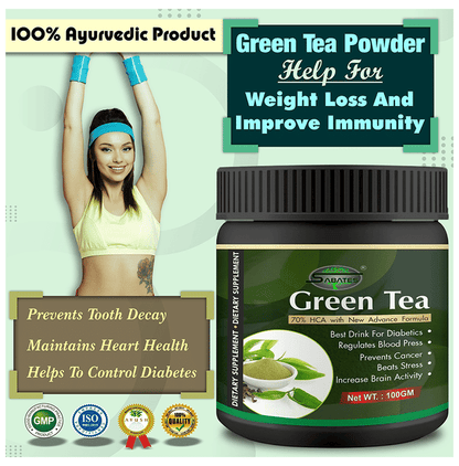 Sabates Green Tea Powder