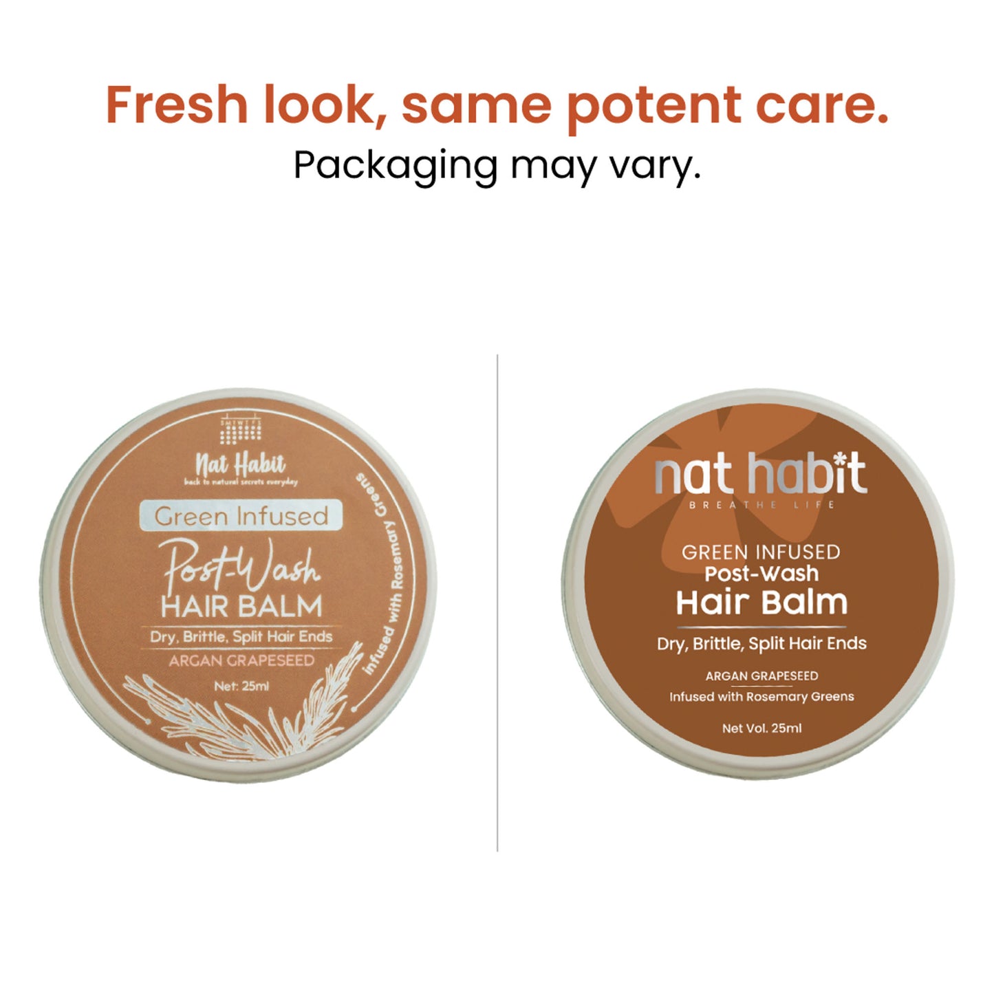 Nat Habit Green Infused Post-Wash Hair Balm Argan Grapeseed