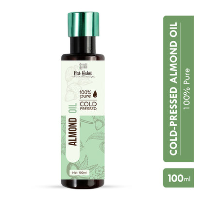 Nat Habit 100% Pure Cold Pressed Almond Oil