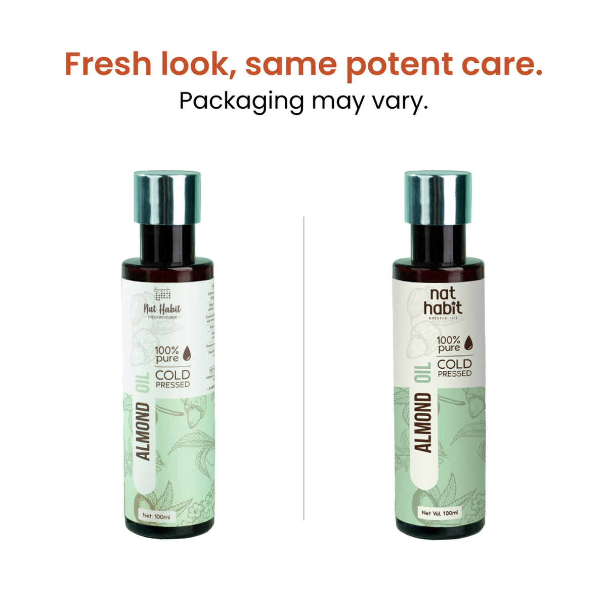 Nat Habit 100% Pure Cold Pressed Almond Oil