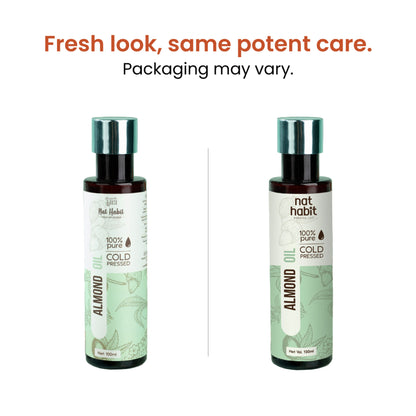 Nat Habit 100% Pure Cold Pressed Almond Oil