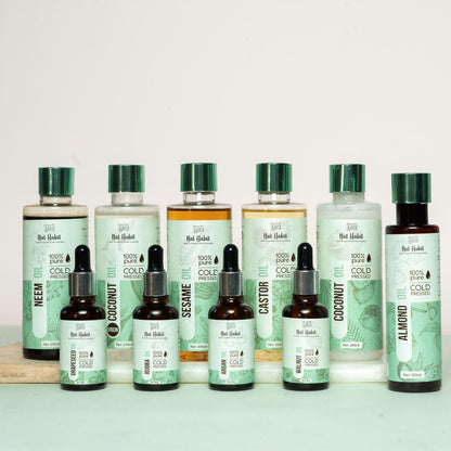 Nat Habit 100% Pure Cold Pressed Coconut Hair & Skin Oil