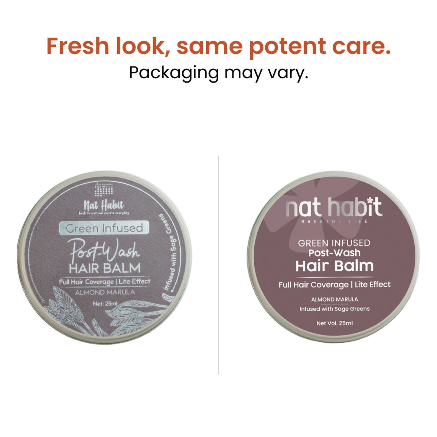 Nat Habit Green Infused Post-Wash Hair Balm - Almond Marula