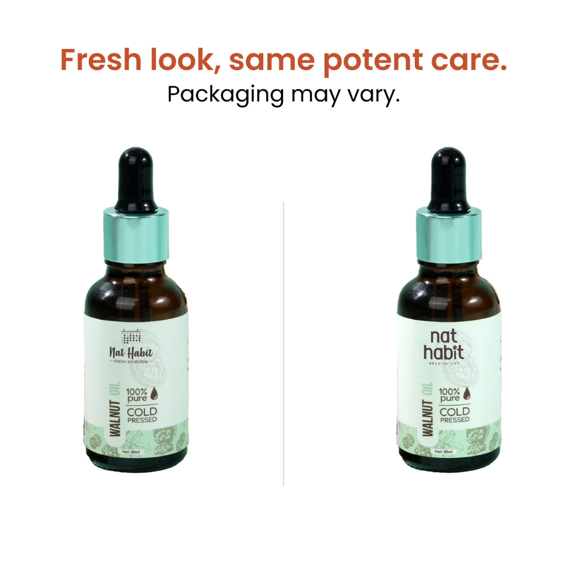 Nat Habit 100% Pure Cold Pressed Walnut Hair & Skin Oil