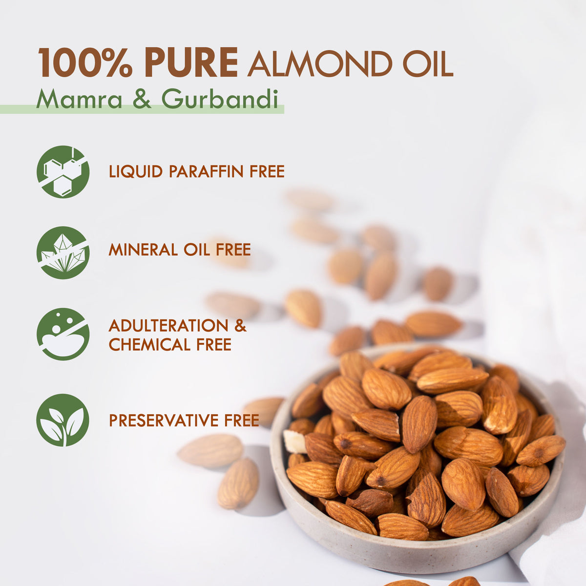 Nat Habit Pure Rogan Badam Almond Oil