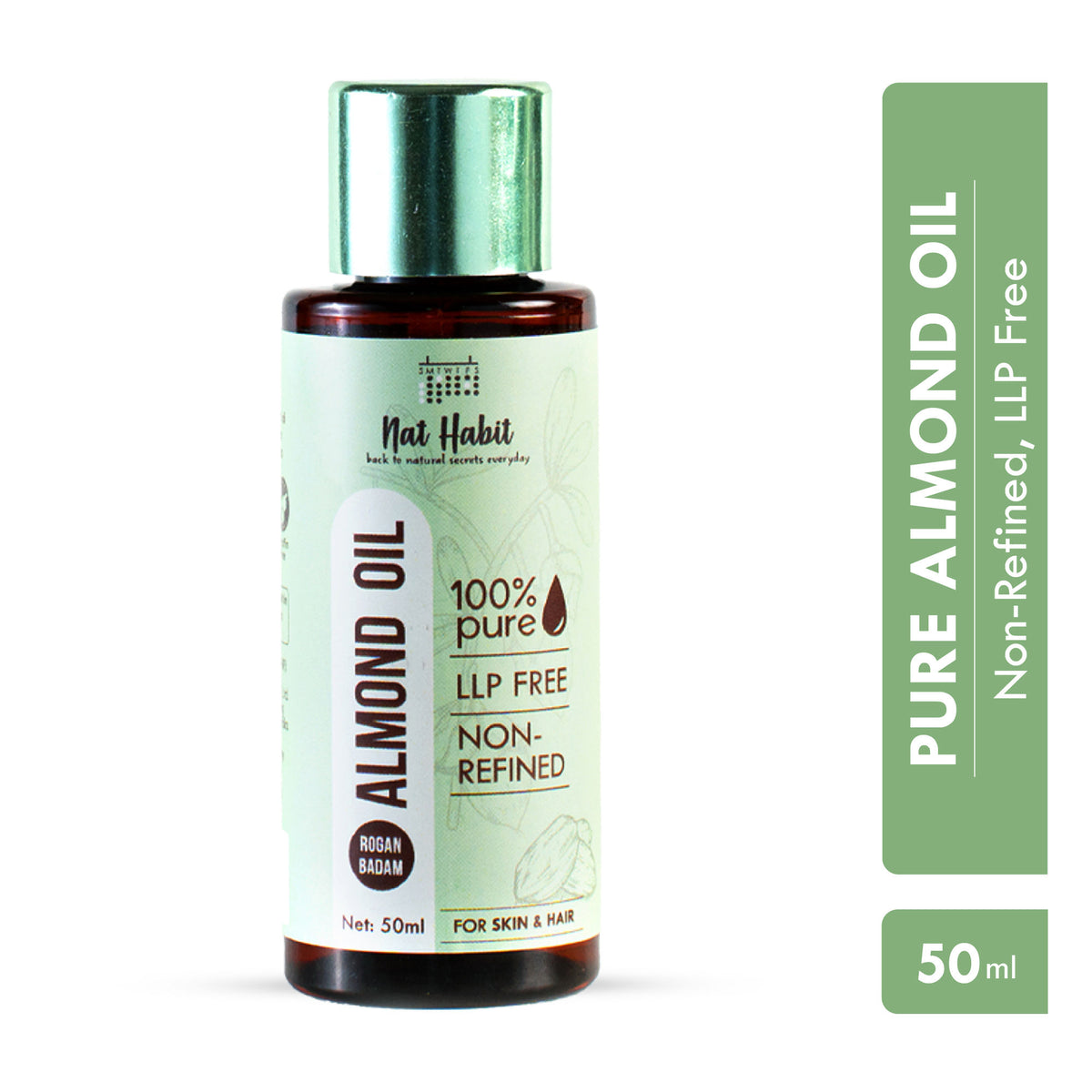 Nat Habit Pure Rogan Badam Almond Oil