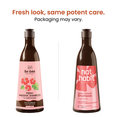 Nat Habit Five Oil Hibiscus Navdha Shampoo