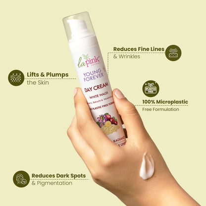 La Pink Young Forever Anti-Aging Day Cream SPF 15 With Bakuchi For Fine Lines & Wrinkles