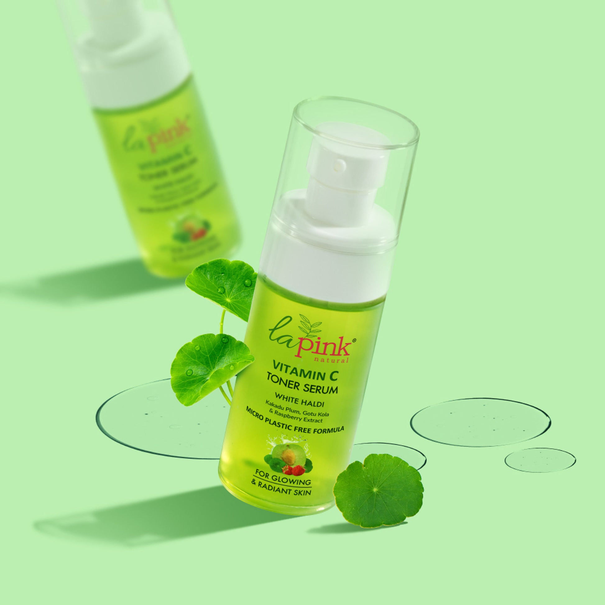 La Pink Vitamin C Face 2-In-1 Toner Serum 100% Alcohol Free For Refresh & Glowing Skin