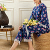 Indyancart IE Floral Printed Pure Cotton Tunic & Trouser Co-Ords