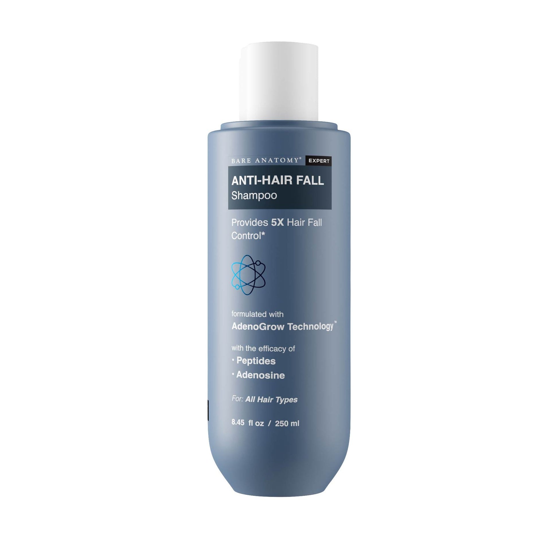 Bare Anatomy Anti-Hair Fall Shampoo 5X Hair Fall Control With Peptides