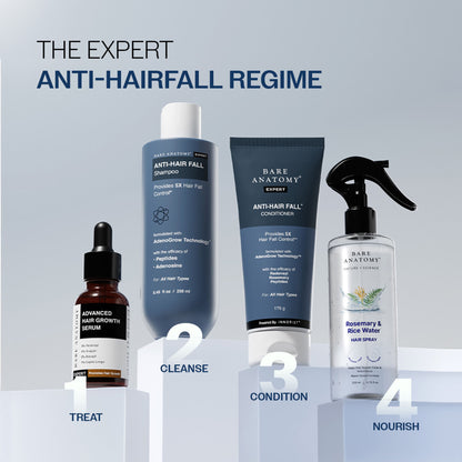 Bare Anatomy Anti-Hair Fall Shampoo 5X Hair Fall Control With Peptides