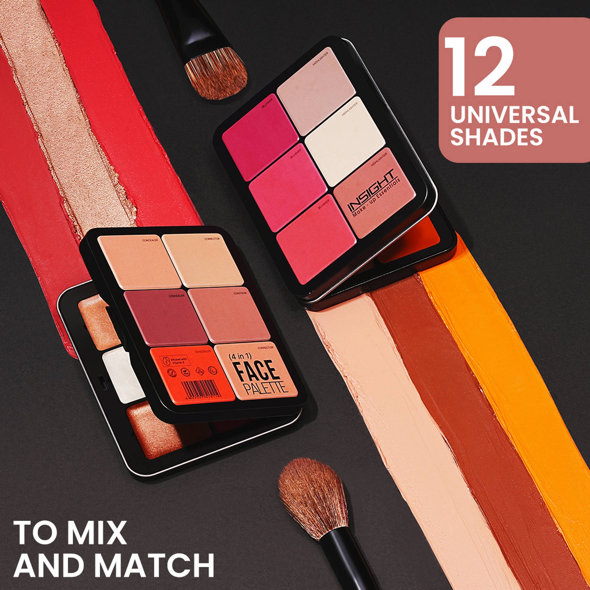 Insight Cosmetics 4 In 1 Face Palette