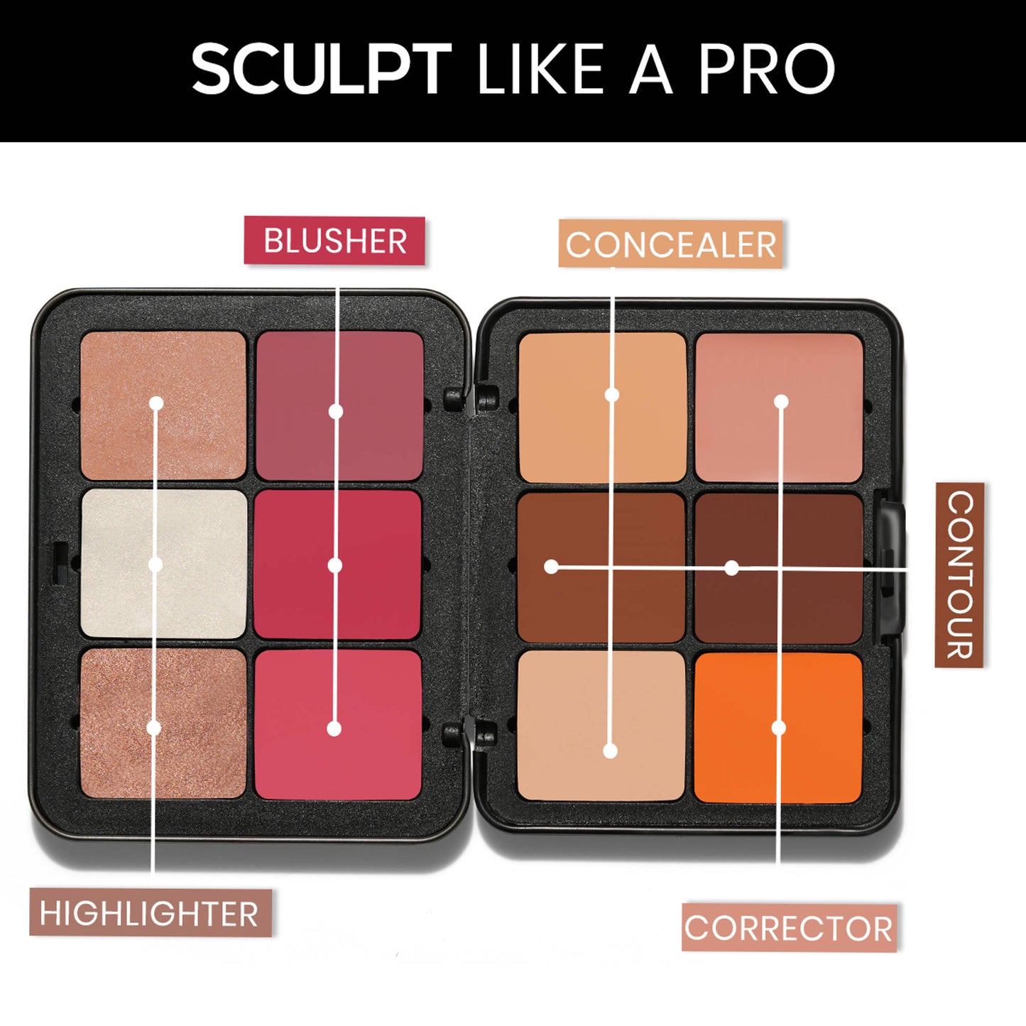 Insight Cosmetics 4 In 1 Face Palette
