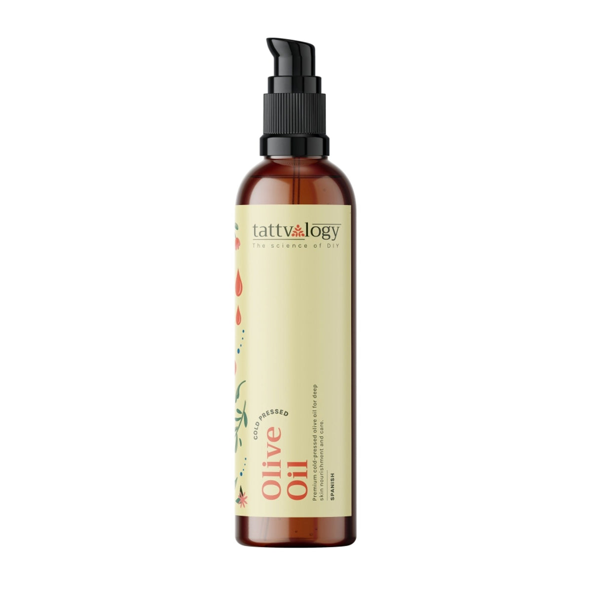 Tattvalogy Hexane -Free Olive Oil -Deeply Nourishing for Healthy Hair & Glowing Skin, all Naturally