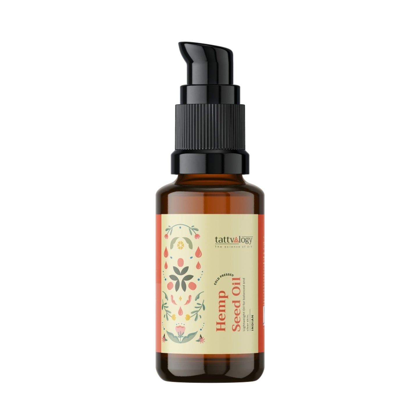 Tattvalogy Hemp Seed Oil - Cold Pressed, Fights Acne & Dandruff, Lightweight for Oily Skin Care