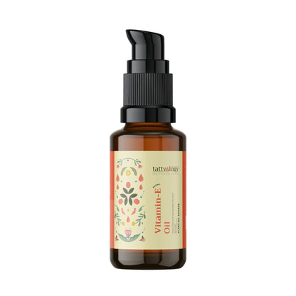 Tattvalogy Pure Vitamin-E Oil -Natural Source, Evens Skin Tone, Reduces Pigmentation & Nourish Hair