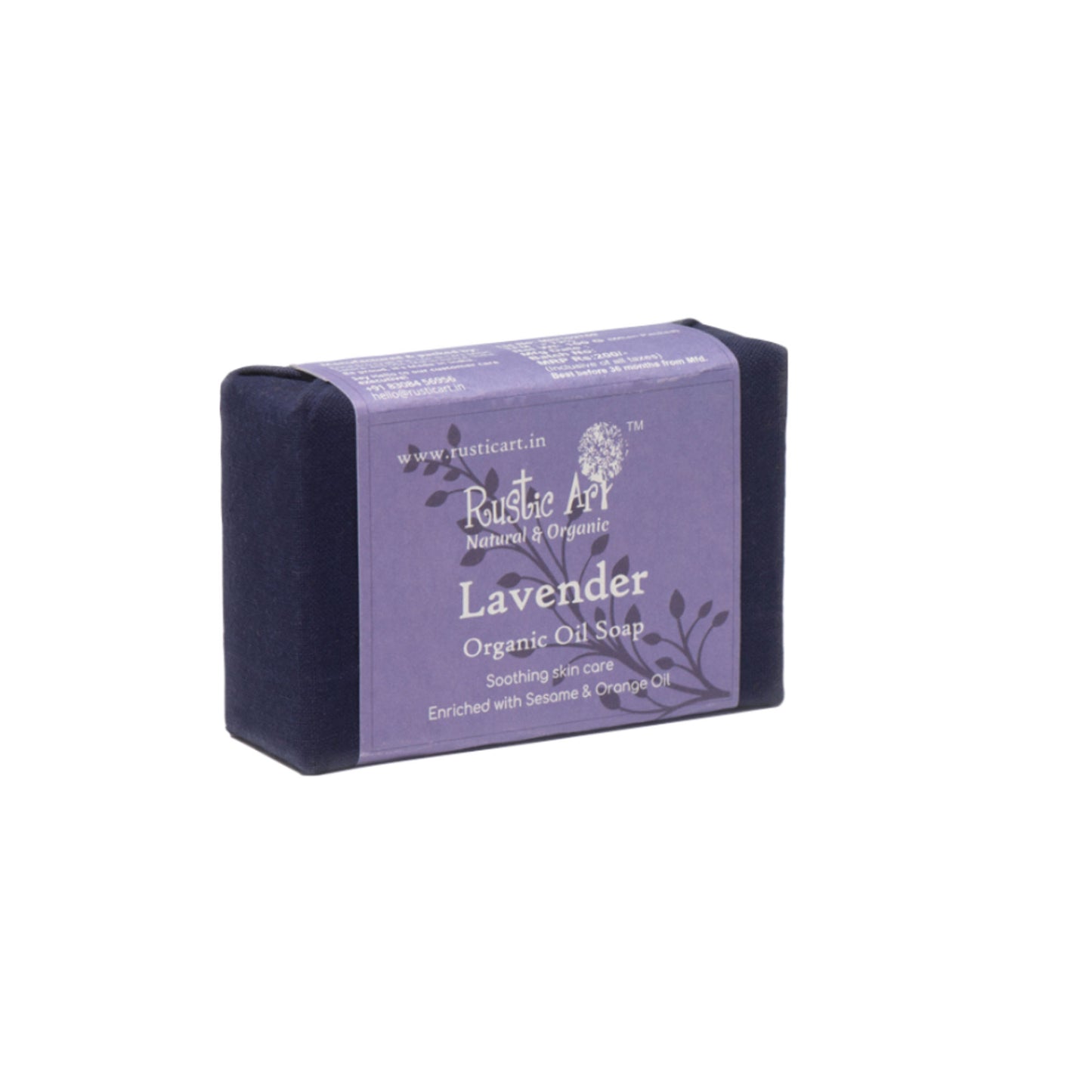 Rustic Art Organic Lavender Soap