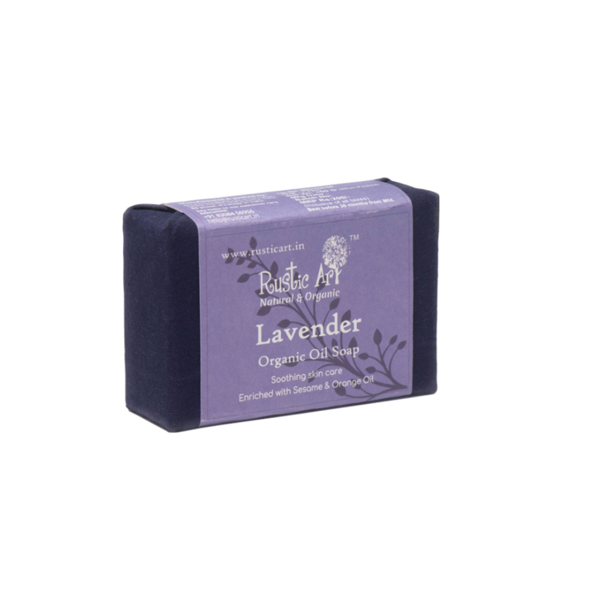 Rustic Art Organic Lavender Soap