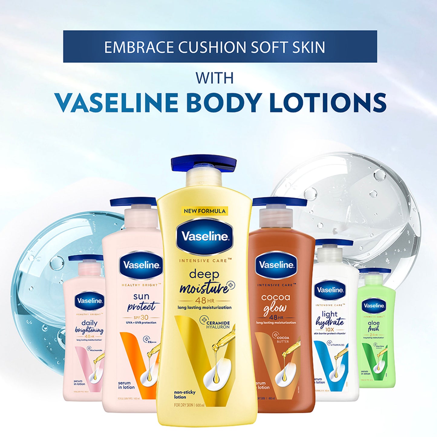 Vaseline Intensive Care Deep Moisture Body Lotion