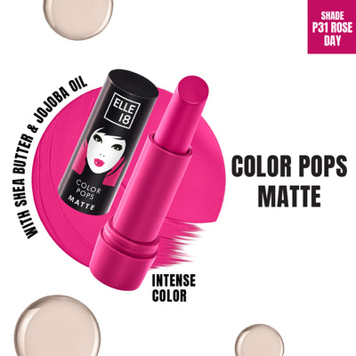 Elle 18 Color Pop Matte Lip Color - P31 Rose Day