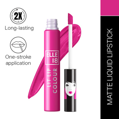 Elle 18 Liquid Lip Color - Flamingo Pink
