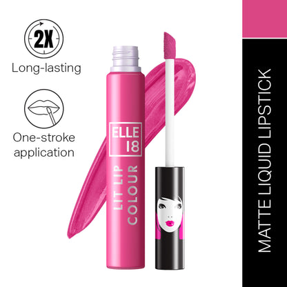 Elle 18 Liquid Lip Color - Flashing Pink