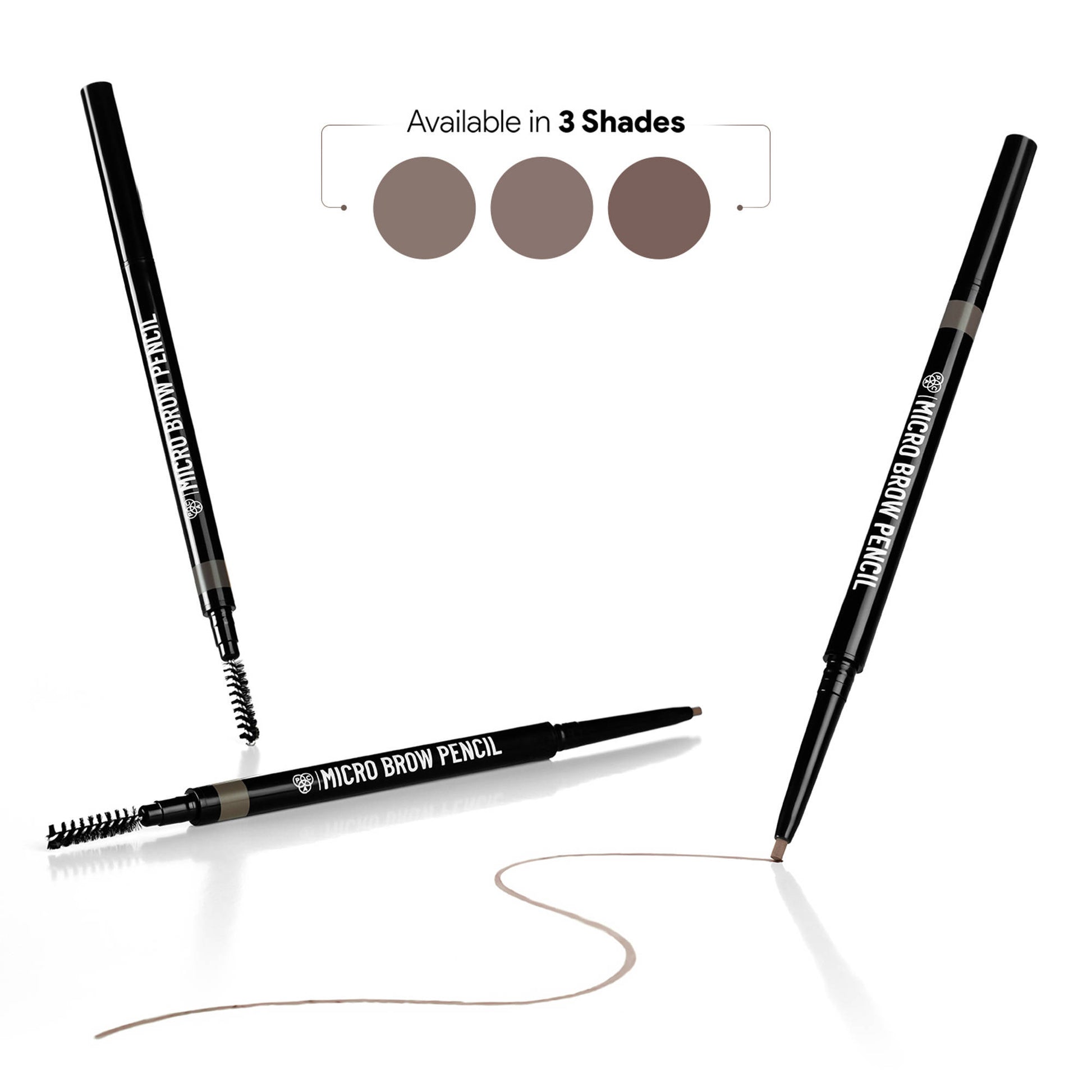PAC Micro Brow Pencil - 02 Medium Brown