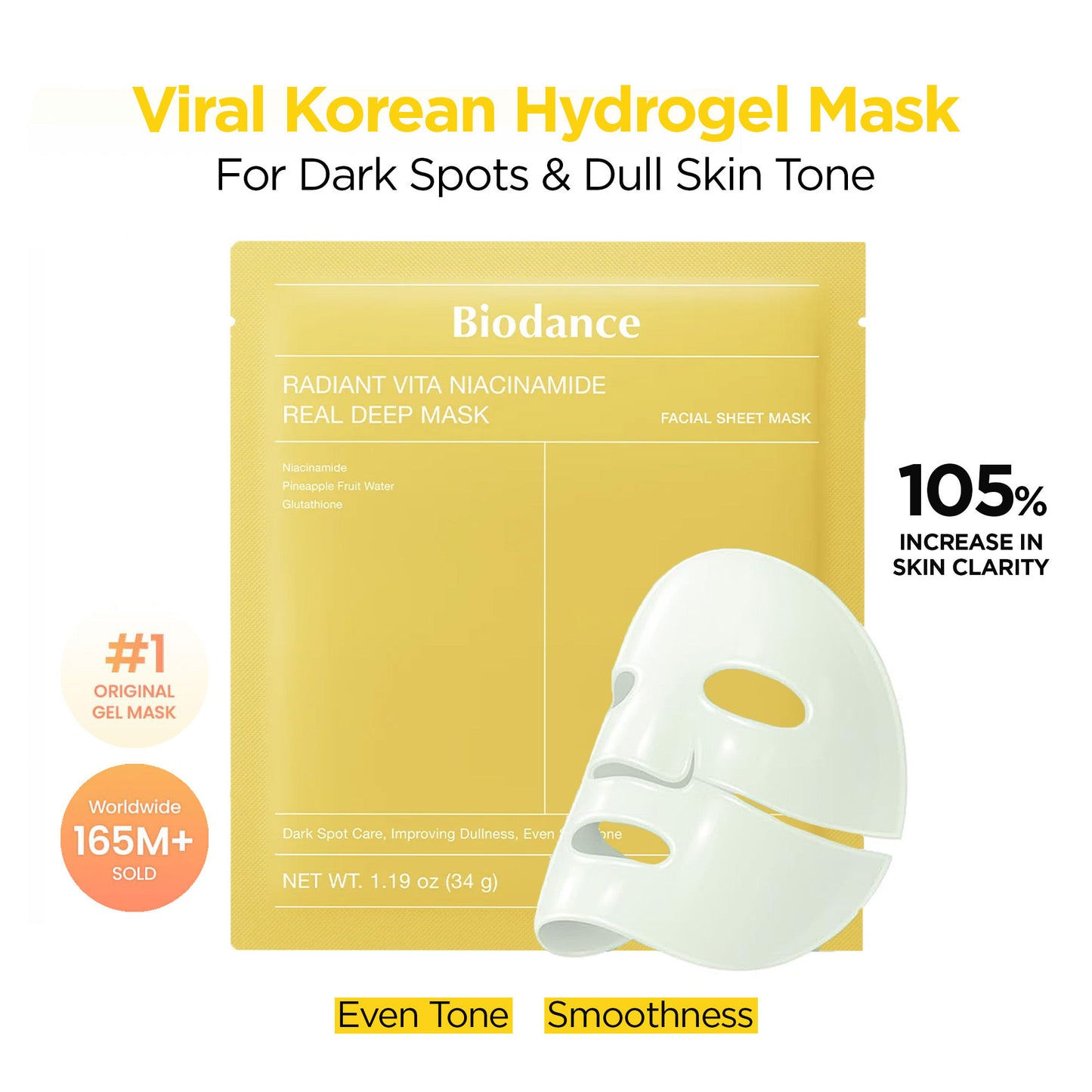 Biodance Radiant Vita Niacinamide Real Deep Mask