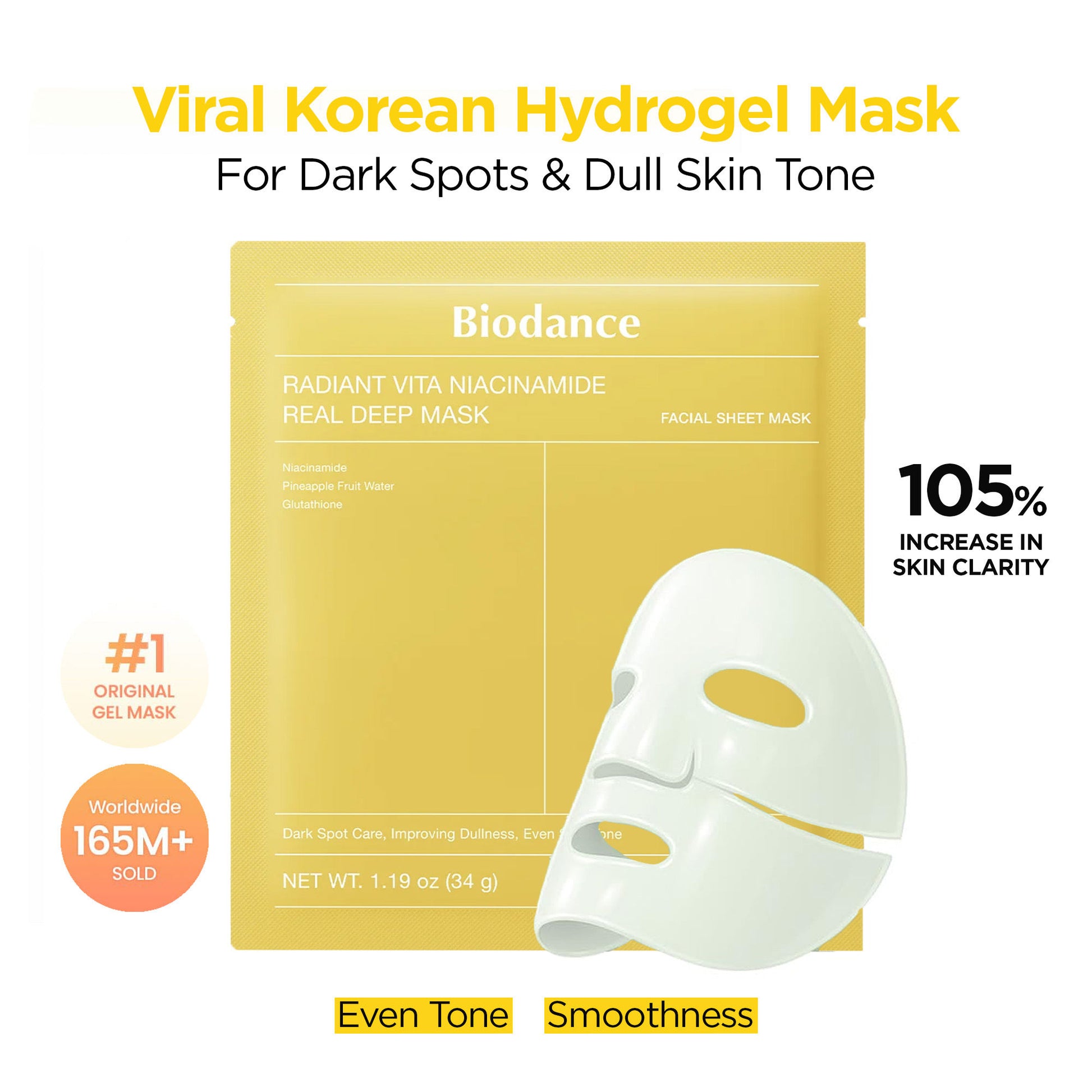 Biodance Radiant Vita Niacinamide Real Deep Mask