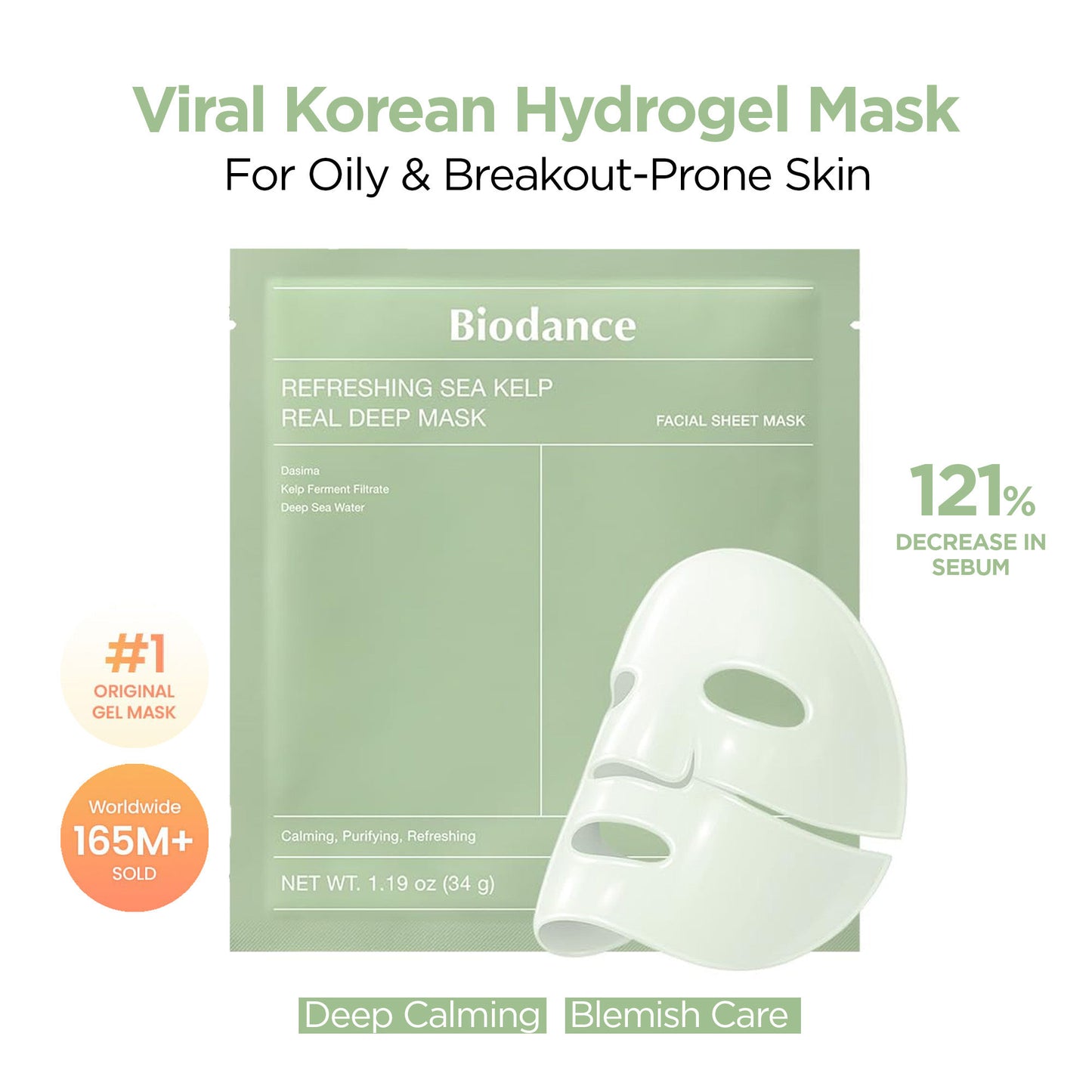 Biodance Refreshing Sea Kelp Real Deep Mask