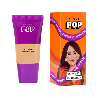 SUGAR POP HD Liquid Foundation - 11 Apricot