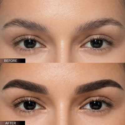 Flicka Rule With Brows Eyebrow Pencil Long Lasting Waterproof & Smudgeproof Buildable Color - Black