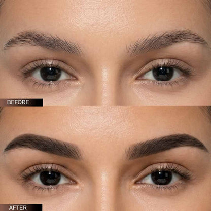 Flicka Rule With Brows Eyebrow Pencil Long Lasting Waterproof & Smudgeproof Buildable Color - Black