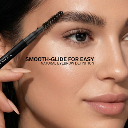 Flicka Rule With Brows Eyebrow Pencil Long Lasting Waterproof & Smudgeproof Buildable Color - Black