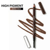 Flicka Rule With Brows Eyebrow Pencil Long Lasting Waterproof & Smudgeproof Buildable Color - Brown