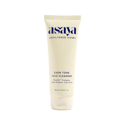 Asaya Dark Spot Even Tone Face Wash for Men & Women with MelaMe Complex, Kojic Acid & Alpha Arbutin