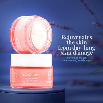 VLCC Pro Radiance Skin Brightening Night Cream For Hydrate & Repair Skin